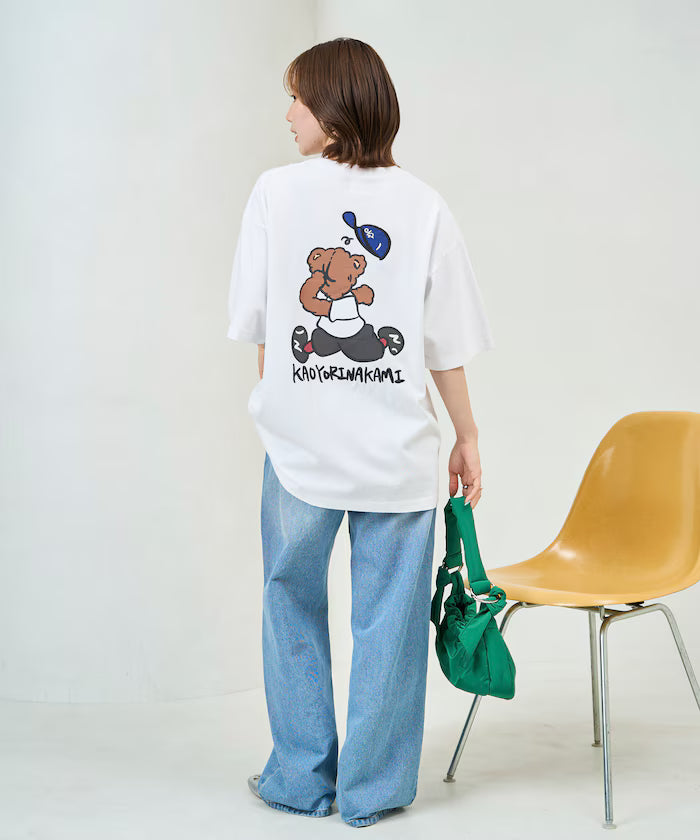 [Sales start on May 22 at 12:00] kaoyorinakami × FREAK'S STORE / Kaoyorinakami limited edition Hashiri Punch Bear Tee