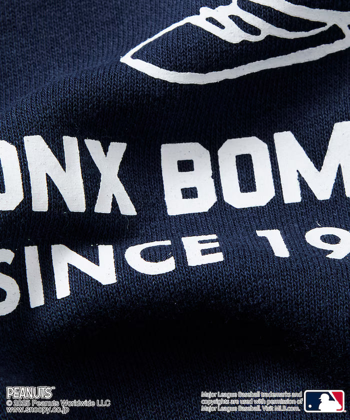 MLB×PEANUTS Exclusive Big Silhouette Back Print Crew Neck Sweat/YANKEES [Limited Edition]