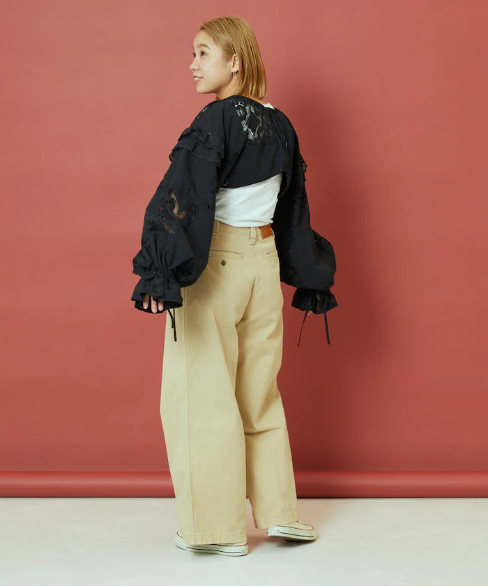 2WAY Lace Bolero & Chaps Pants