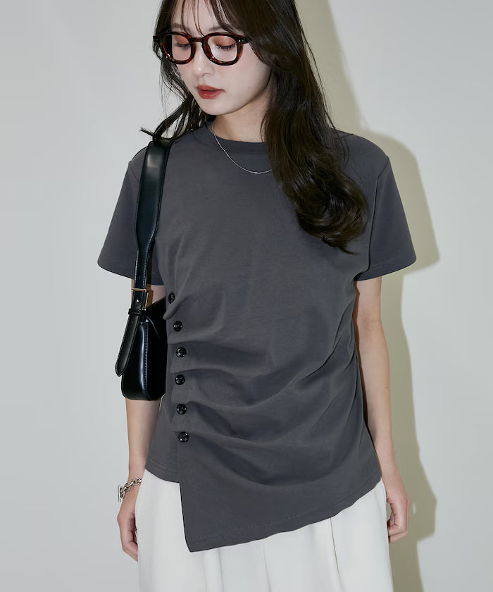 Button Design T-Shirt Limited Edition