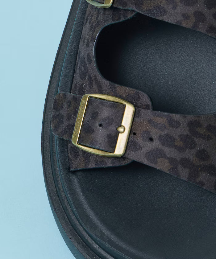 Lazerette SW Double Strap Slide Sandal / Platform Sole [23~28cm] 【Limited Edition】