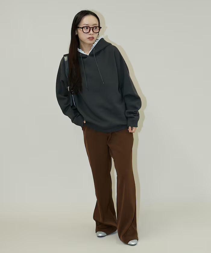 Hoodie with lace and brushed lining - Limited Release