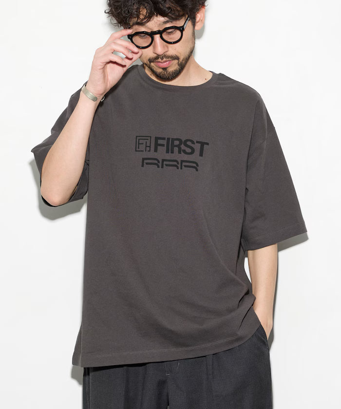 6 oz Front Logo Print Crew Neck T-Shirt / Print T-Shirt PRINT RRR