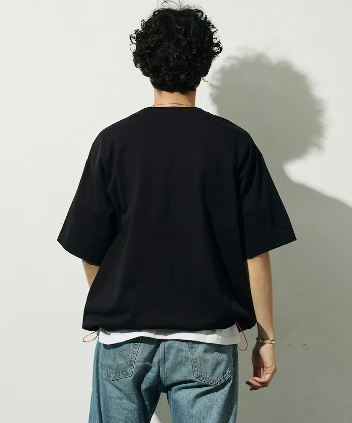 6 oz Side Pocket Spindle Short Sleeve T-Shirt / Big Silhouette