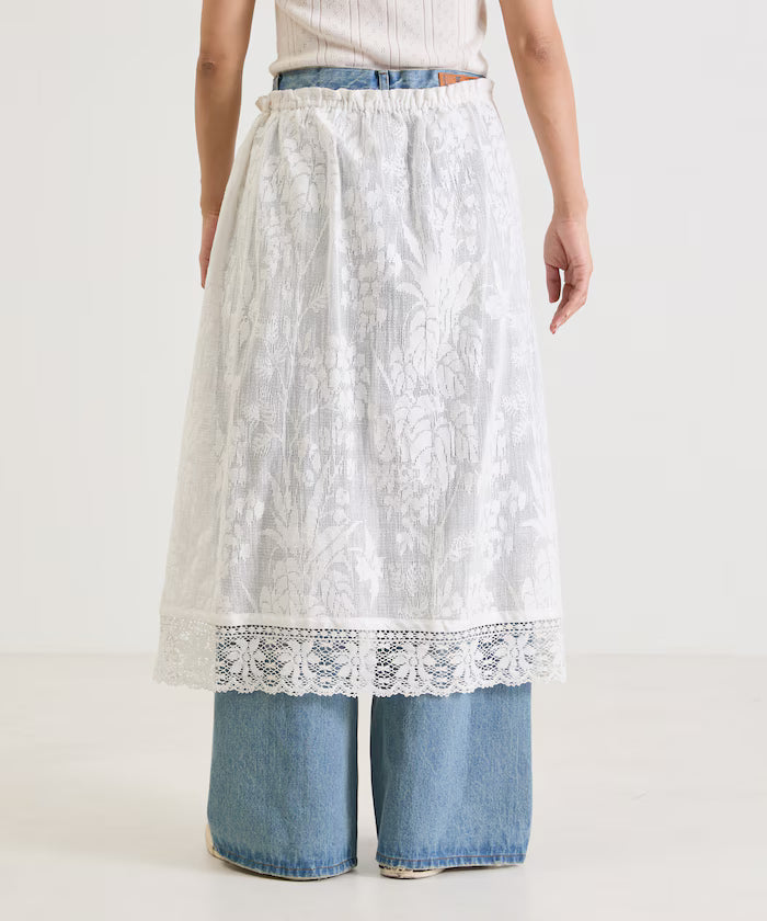 2WAY Lace Camidress & Lace Layered Skirt
