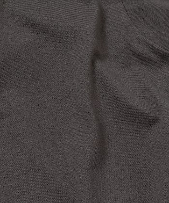 Fake Layered Henry Neck Cut-and-sew Short Sleeve T-shirt [Limited Edition]