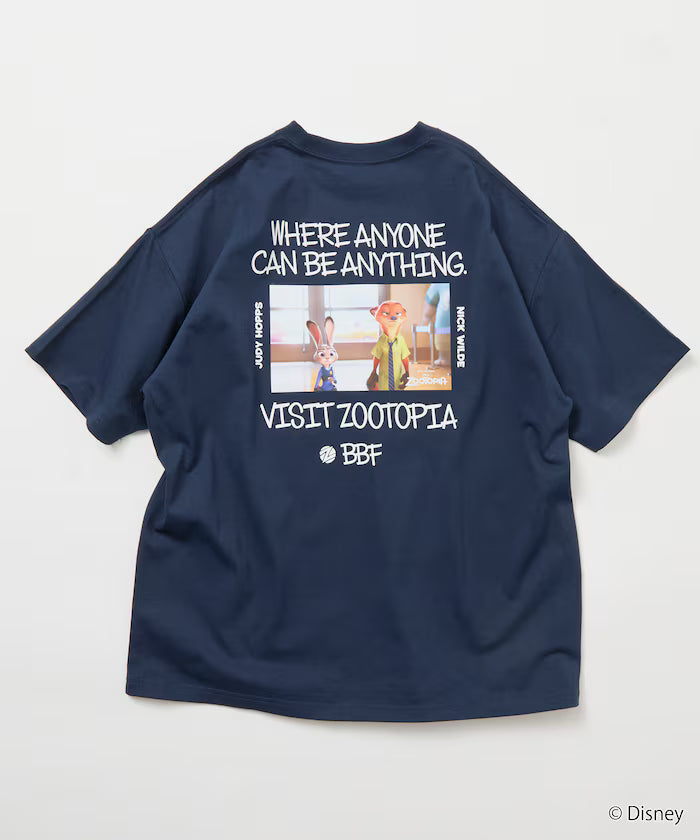 Zootopia Limited Edition Character Print Crew Neck T-Shirt Judy Nick