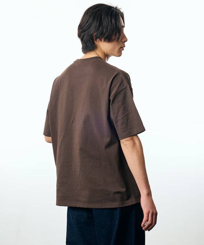 Big Silhouette Back Print Crew Neck T-Shirt / CAT Photo 【Limited Edition】
