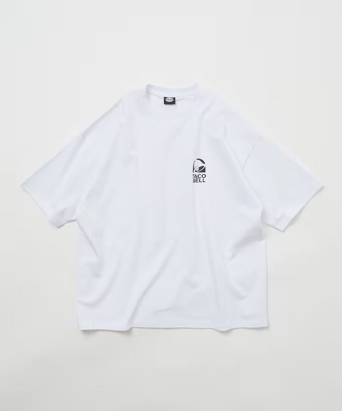 Limited Edition TACOBELL×FREAK'S STORE Exclusive Big Silhouette Back Print Crew Neck T-Shirt