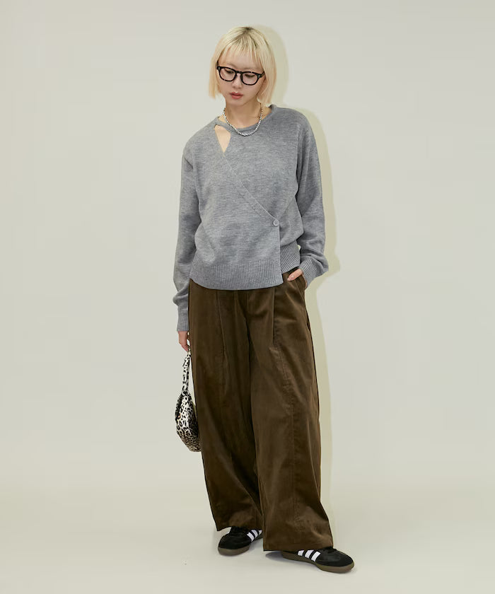 Wide Corduroy Easy Pants [Limited Edition]