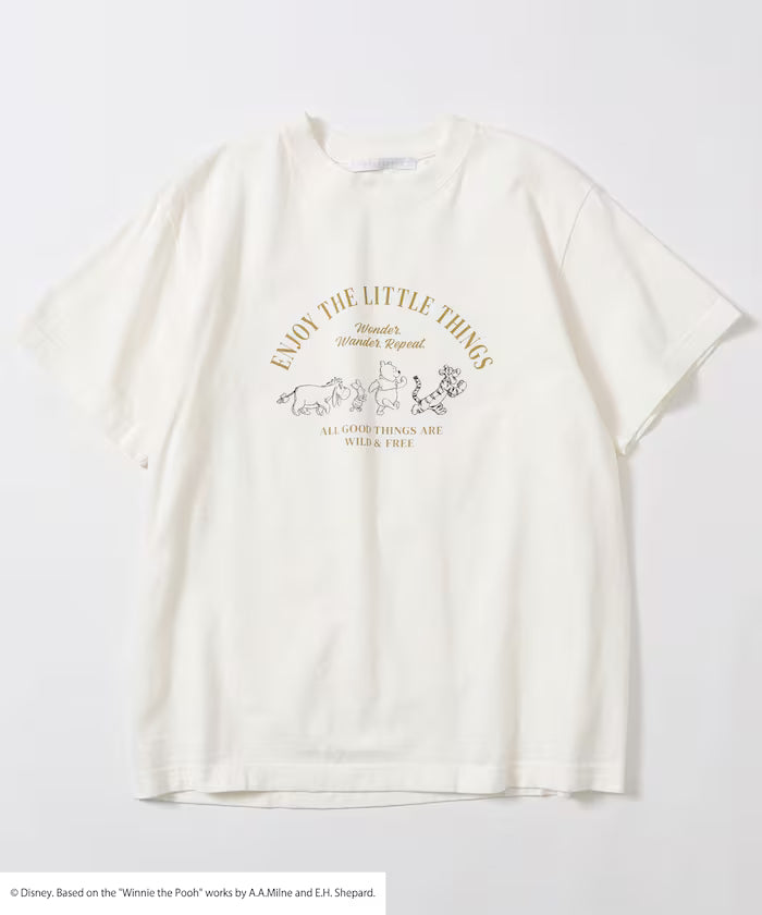 Winnie-the-Pooh Front Logo Print T-Shirt