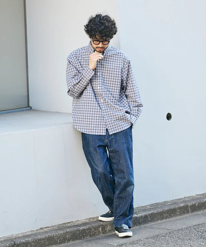 AIRDRY HIGH TECHYARN High-performance Material Oxford Button-down Shirt Long Sleeve