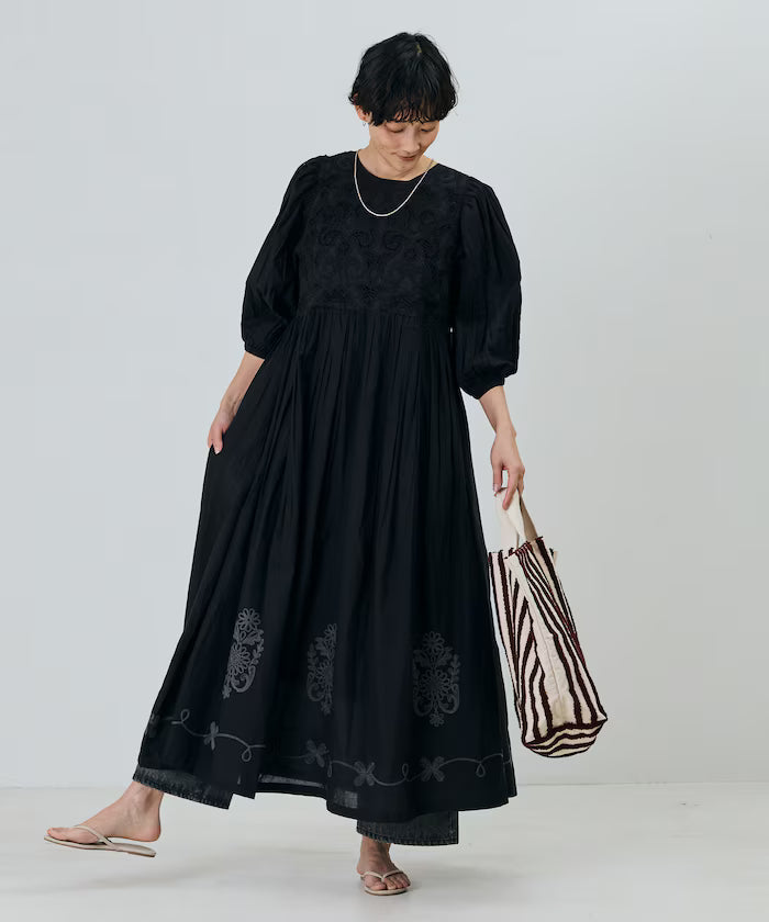 India Code Embroidered 2WAY Dress