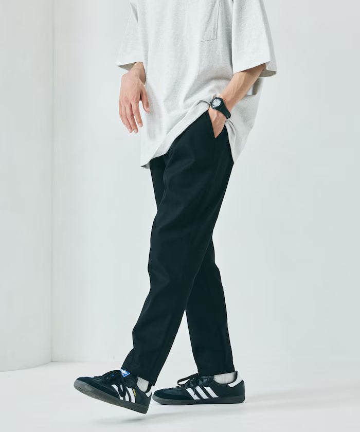 Basic Silhouette Stretch Easy Tapered Pants 【Limited Release】