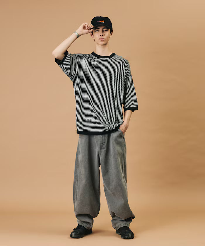 [New Color Added] SUPER ICE / Super Ice Crew Neck Knit T-Shirt / Contact Cooling