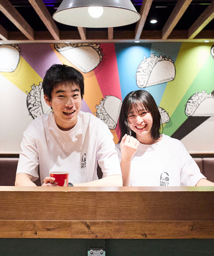 Limited Edition TACOBELL×FREAK'S STORE Exclusive Big Silhouette Back Print Crew Neck T-Shirt