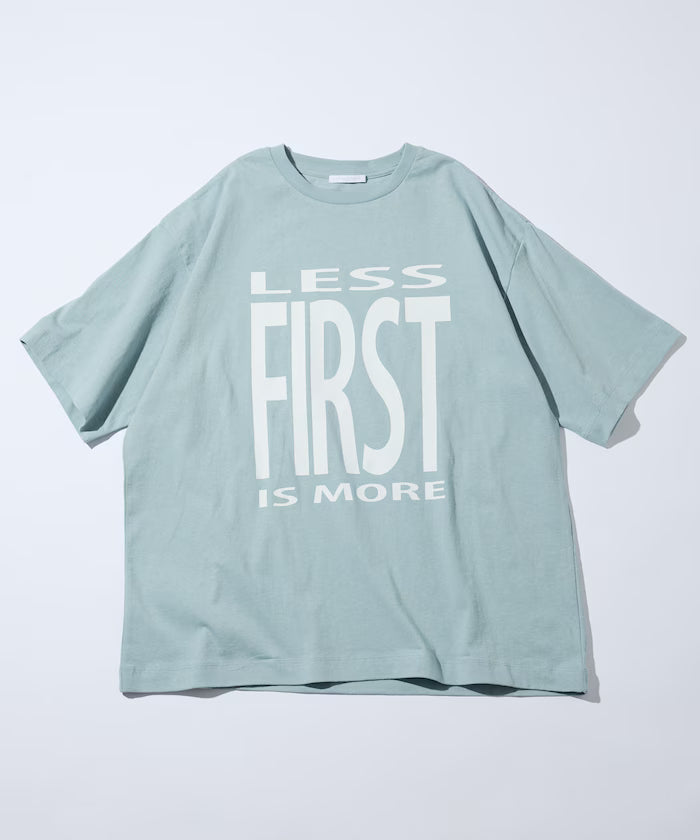 6 Ounce Front Logo Print Crew Neck T-Shirt / Print T-Shirt PRINT BIG FIRST