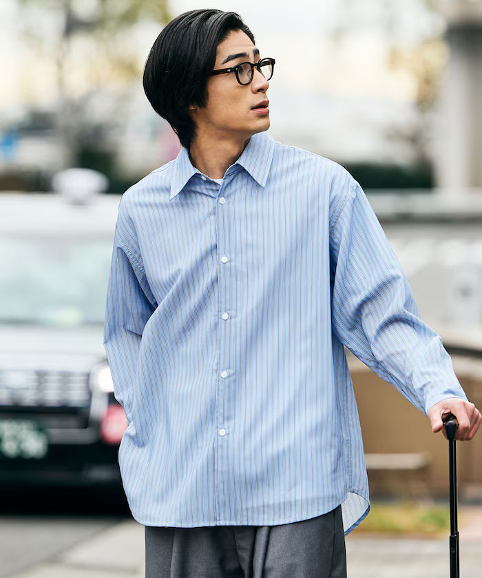 AiRide/Air Ride Relax Fit Regular Collar L/S Shirt/Pocketable/Quick Dry/UV Cut 【Limited Edition】