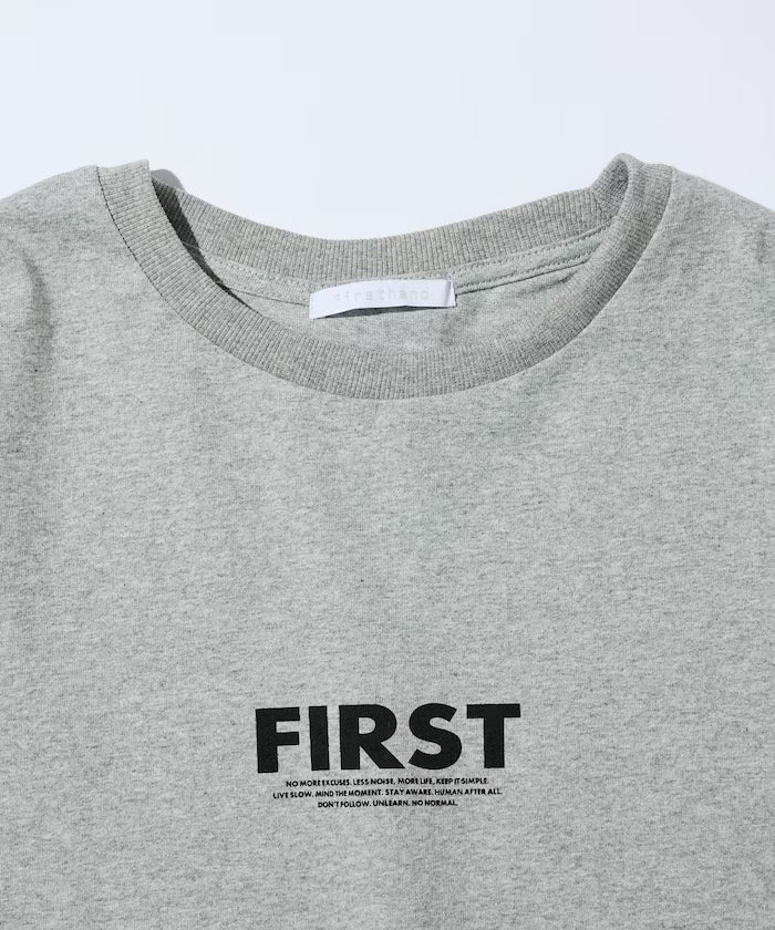 6 Ounce Front Logo Print Crew Neck T-Shirt / Back Print T-Shirt PRINT FRESH FIRST