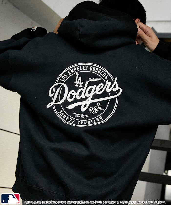Custom Sweat Circle Logo Hoodie - Black