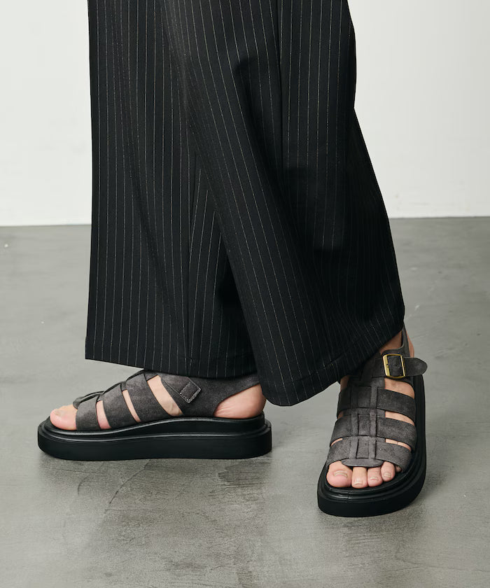 Leatherlet Gurka Sandals / Platform Sole [23=28cm] 【Limited Edition】