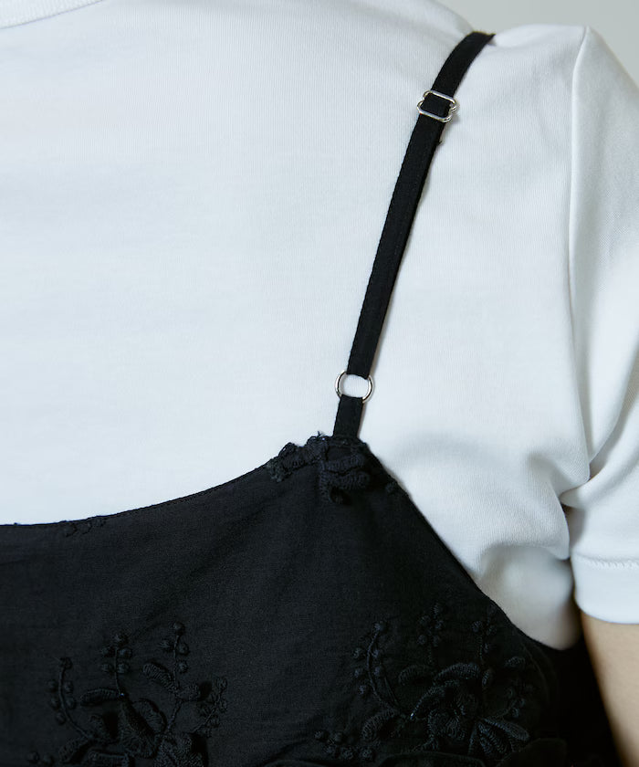 Floral Embroidery Detail Camisole Bustier Limited Edition