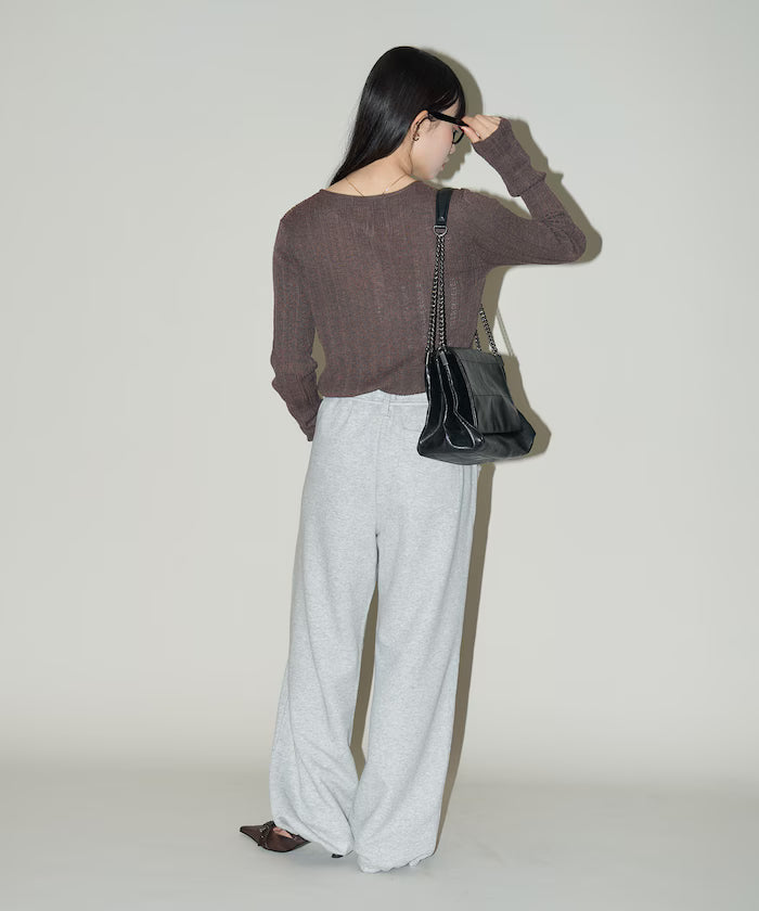 Ribbed Henry Neck Knit Limited Edition