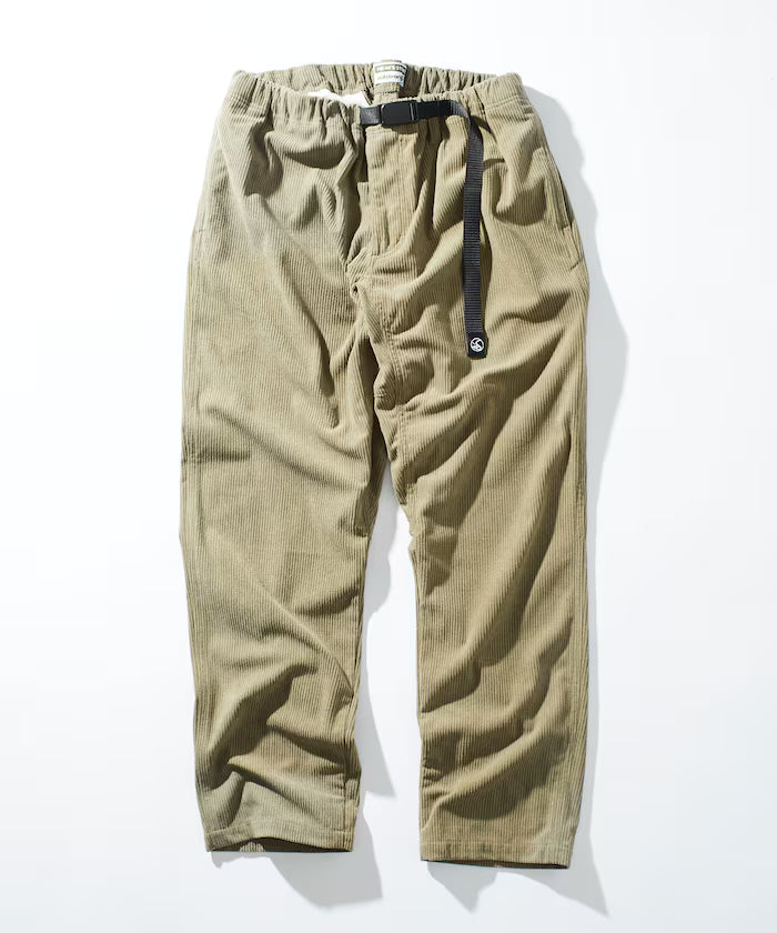 Basic silhouette corduroy climbing pants / tapered silhouette [limited edition]