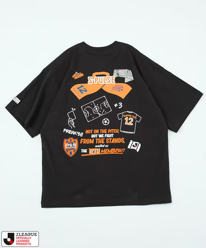 [Sales start on May 15 at 12:00] J.LEAGUE × FREAK'S STORE Special Order SUPPORTERS SHORT SLEEVE TEE [Shimizu S-Pulse]