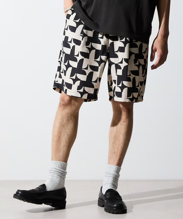 Pattern Easy Shorts / All-over Print Short Pants / Compatible with Setup
