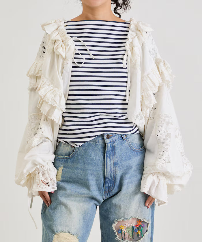 Collar 2WAY Lace Bolero & Chaps