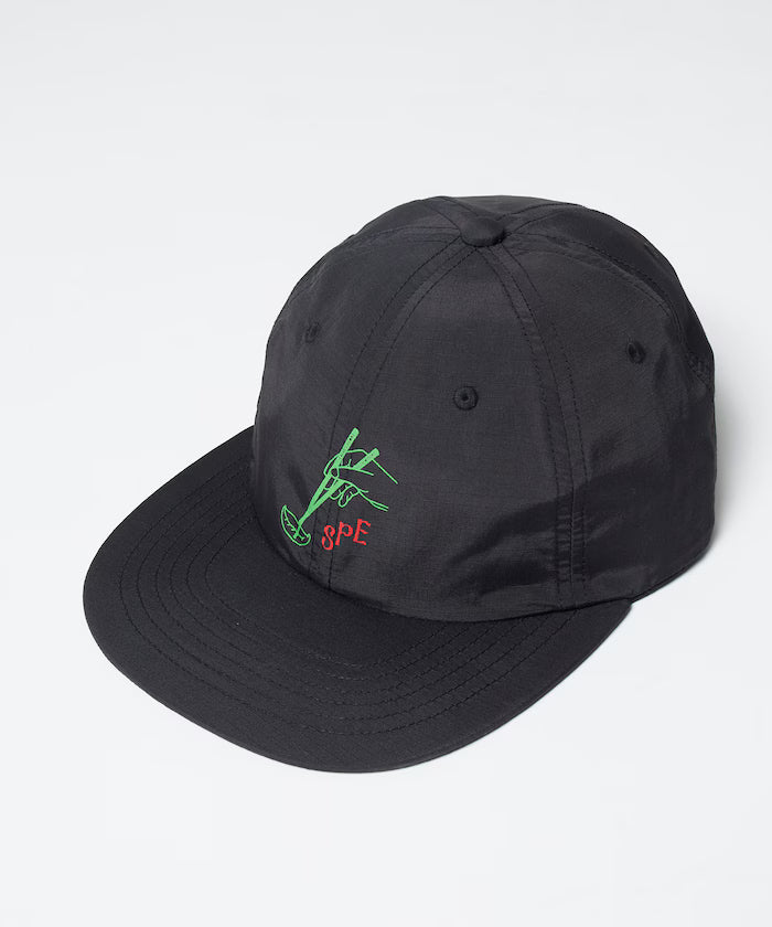 SPE × Purple Jade Hotel × FREAK'S Print Logo Cap - Black