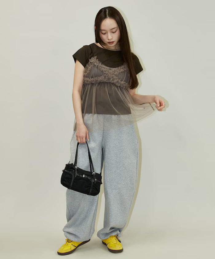Tulle Bustier T-shirt Set Limited Edition