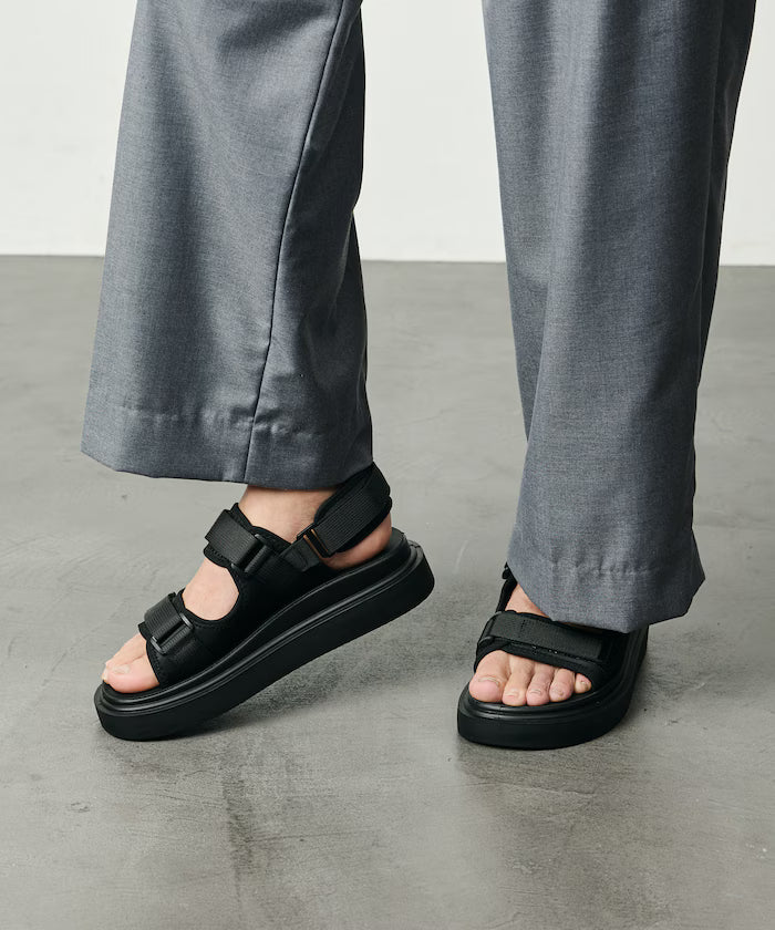 Limited release 2way volume sole double trap sports sandals platform sole