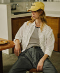 Front Frill Lace Shirt - White
