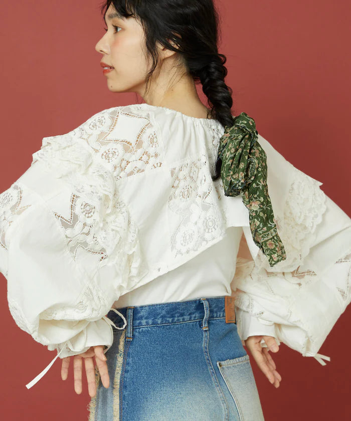 2WAY Lace Bolero & Chaps Pants