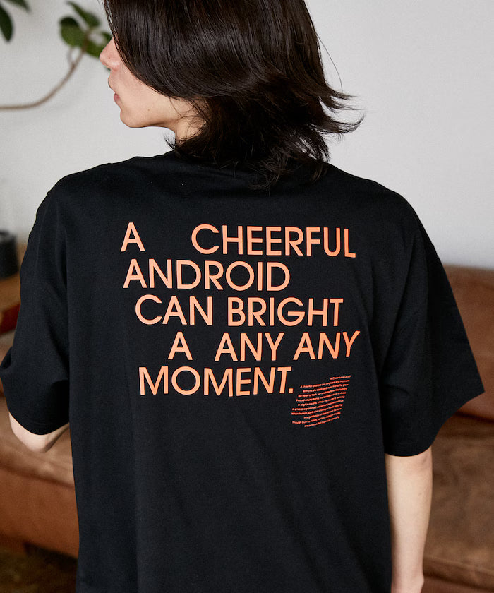 LOVE POP STUDIO CHEERFUL Typography T-Shirt Limited Edition