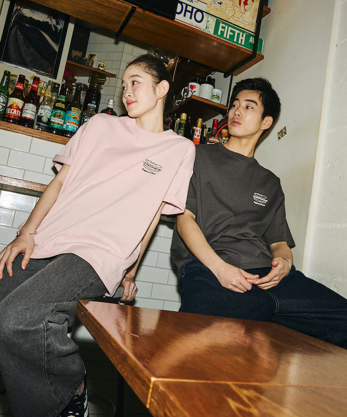 LANDER SANDWICHES×FREAK'S STORE/Lander Limited Edition Big Silhouette Back Print Crew Neck T-Shirt 【Limited Release】