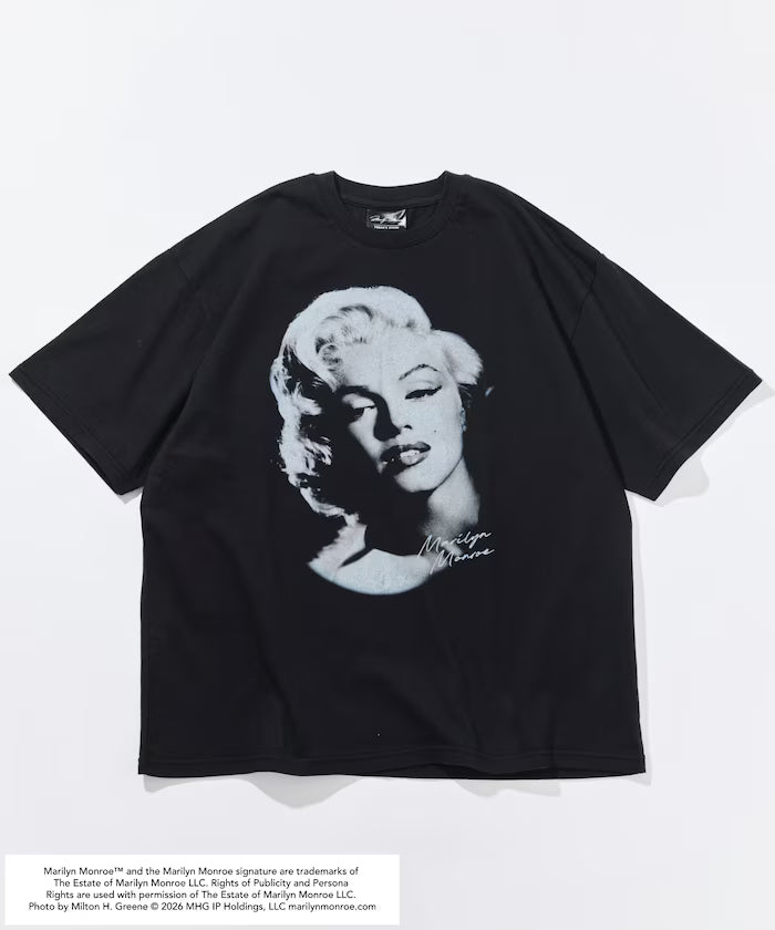 Marilyn Monroe Face Crack Photo T-Shirt