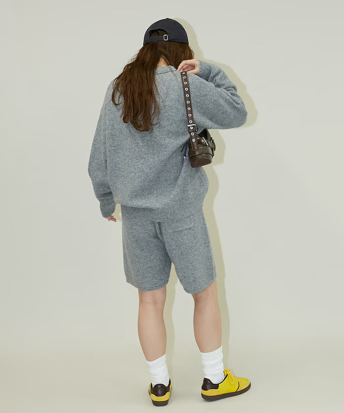 Knit Top Short Pants Set Up Limited Edition