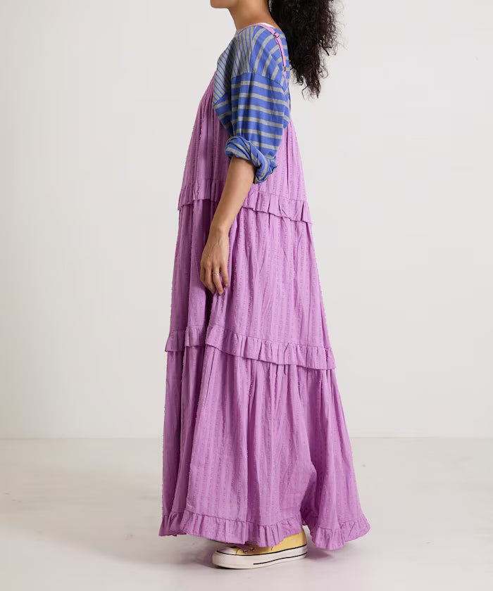 India Dobbie Tiered Frill Camisole Dress