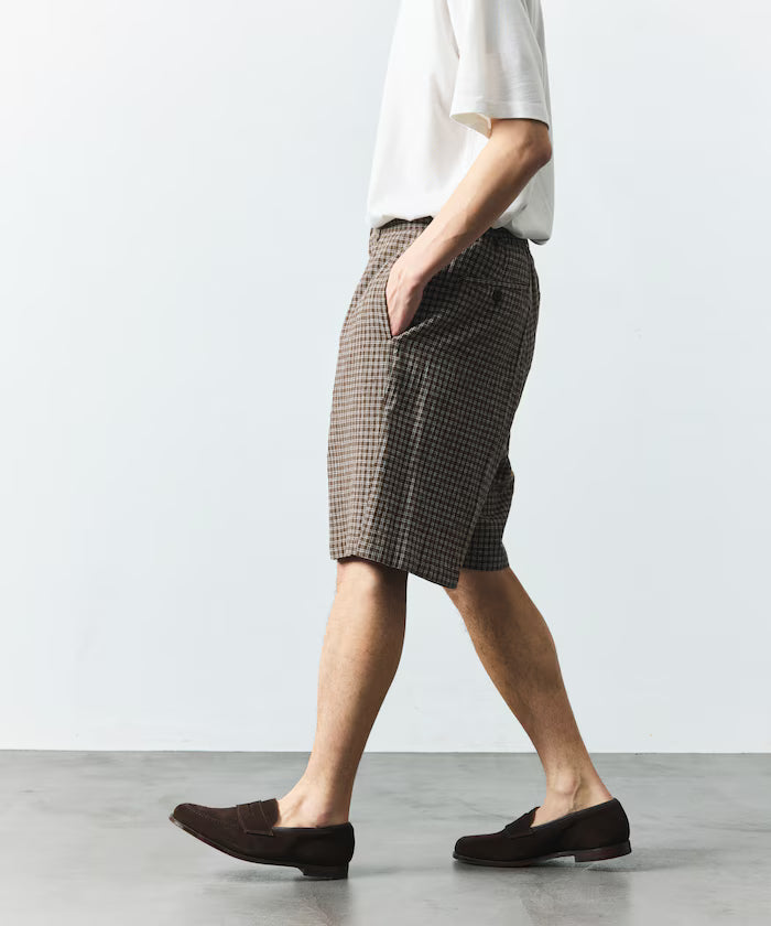 LINEN COTTON EASY SHORT PANTS