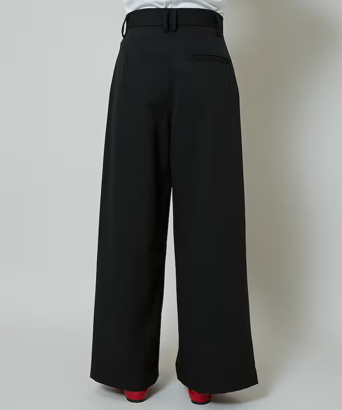 2-pleat slacks pants limited edition