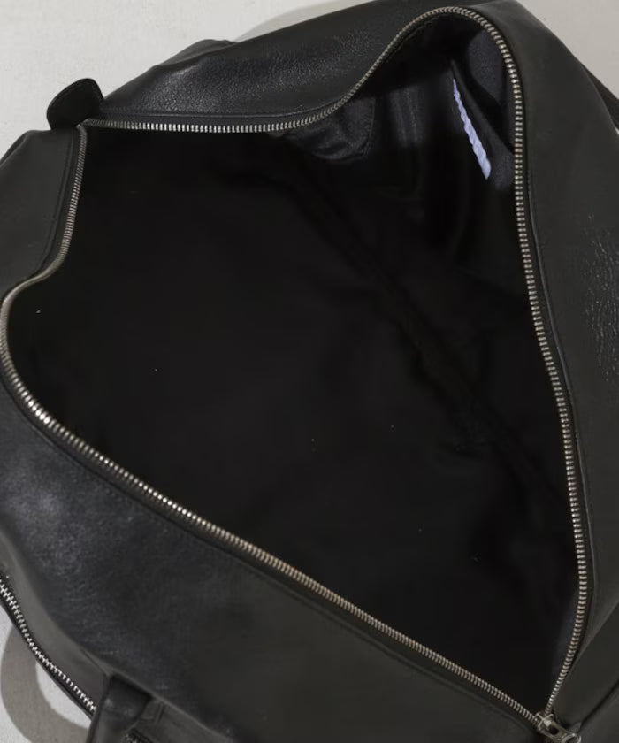 Big Leather Boston bag / Leather Boston Bag / Cowhide / Water-repellent Leather