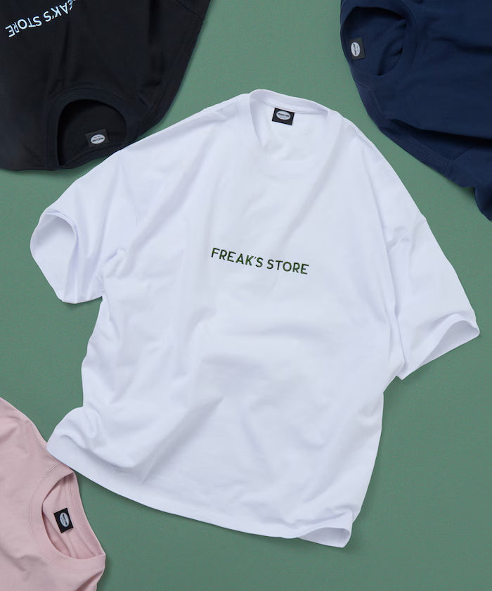 Relaxed Fit Embroidered Logo Crew Neck T-Shirt 【Limited Edition】