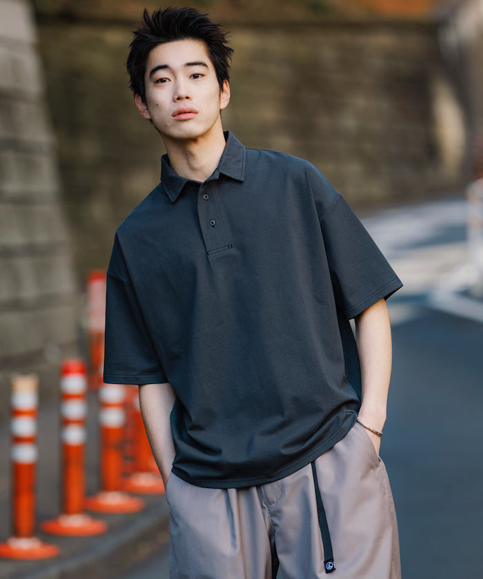 STORATECH/Stratech Big Silhouette Polo Shirt/Antibacterial/Odor Resistant/Sanitizing/UV Cut/Contact Cooling/Quick Drying 【Limited Release】