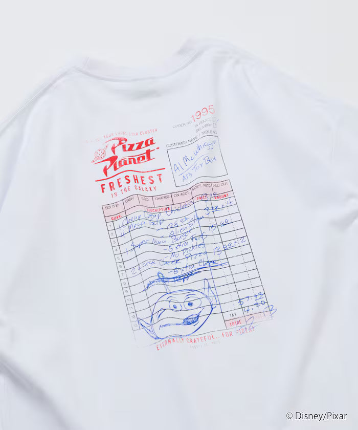 [TOY STORY] Exclusive Big Silhouette Back Print Crew Neck T-Shirt / Pizza Planet [Limited Edition]