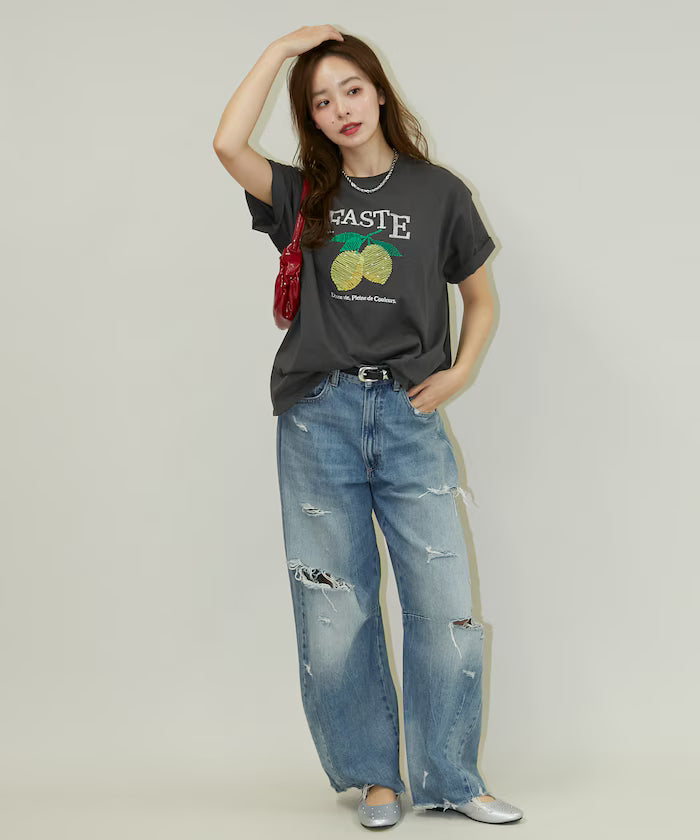 Lemon Embroidery T-shirt Limited Edition