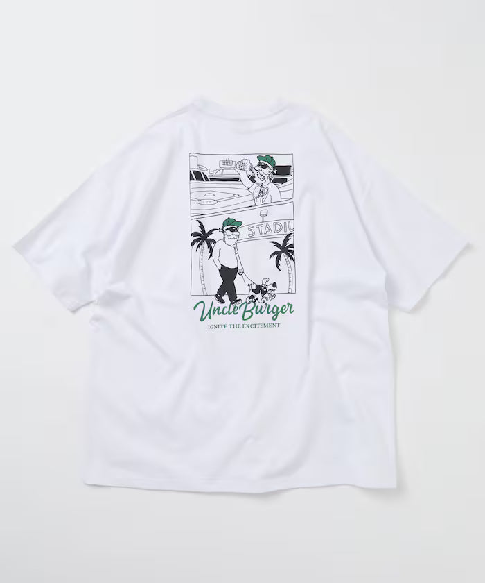 Limited Edition Uncle Holiday Big Silhouette Back Print Crew Neck T-Shirt