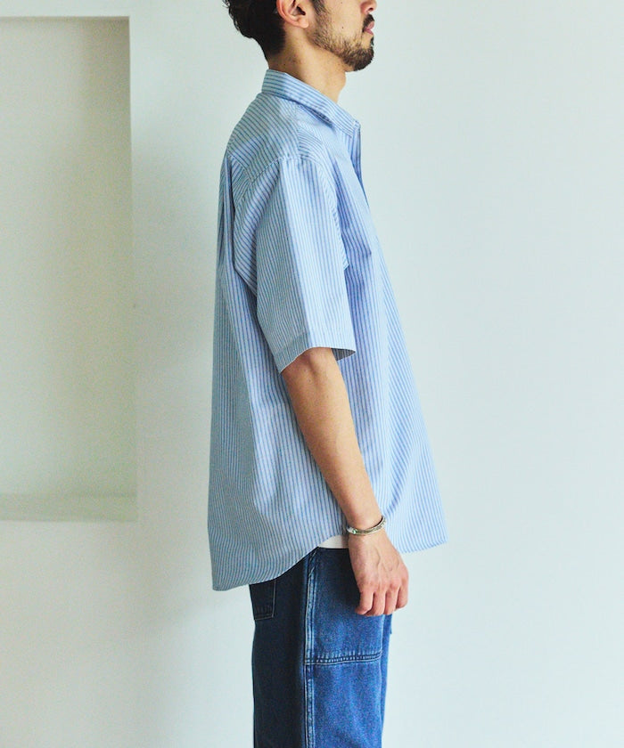 AIRDRY HIGH TECHYARN High-performance material broad regular collar shirt short sleeve quick-drying moisture absorption